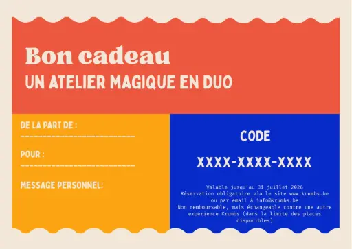 Carte Cadeau Atelier DUO